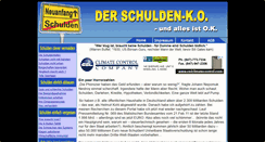 Desktop Screenshot of der-schulden-ko.com